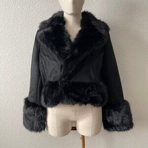 NWT Selkie The Caviar Cropped Groupie Jacket XL